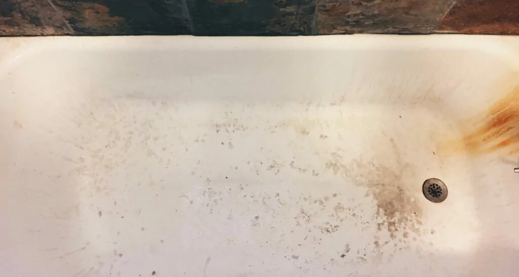 how to remove rust from tubs, toilets, etc