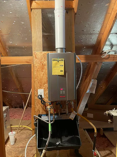 installation of rinnai tankless water heater in san antonio