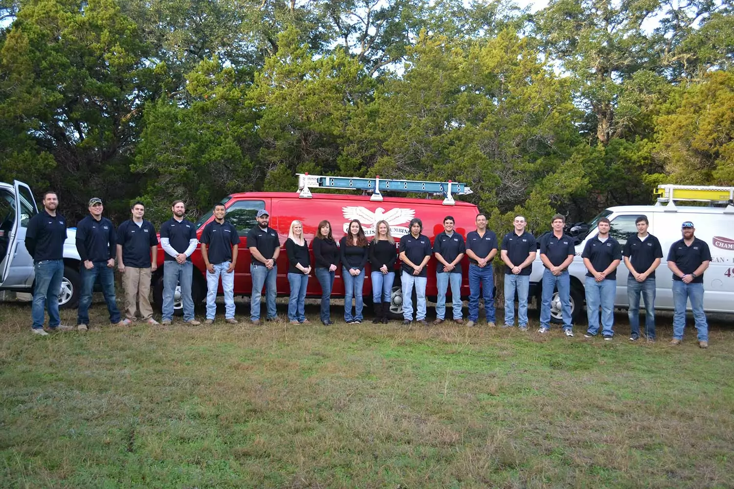 The Chambliss Plumbing Company team picture