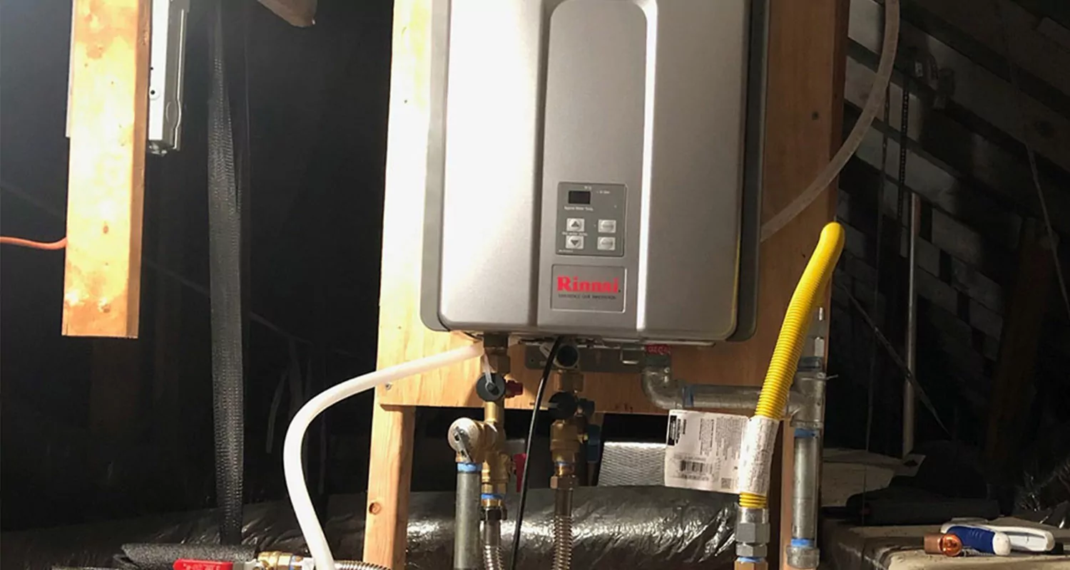 who installs tankless water heaters